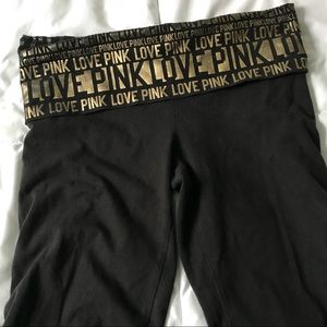 bootcut pink leggings